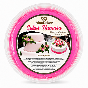 200 GR ALTIN USTA ŞEKER HAMURU NEON PEMBE - ALTINDEKOR