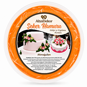 200 GR ALTIN USTA ŞEKER HAMURU TURUNCU - ALTINDEKOR