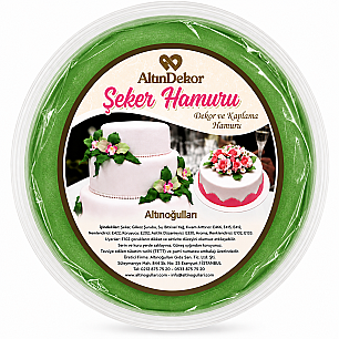 200 GR ALTINUSTA ŞEKER HAMURU YEŞİL - ALTINDEKOR