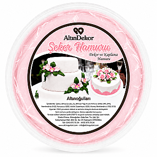 200 GR A.USTA ŞEKER HAMURU AÇIK PEMBE - ALTINDEKOR