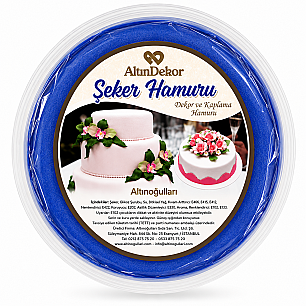 200 GR A.USTA ŞEKER HAMURU LACİVERT - ALTINDEKOR