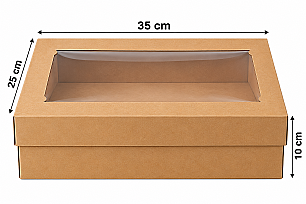 35*25*10 ASETAT PENCERELİ KUTU - 