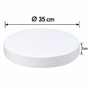35*35*3 YUVARLAK STRAFOR - PELİN STRAFOR