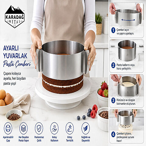 9 CM AYARLI YUVARLAK ÇEMBER - 3