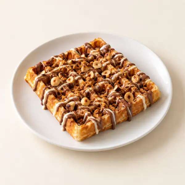 Soslu waffle