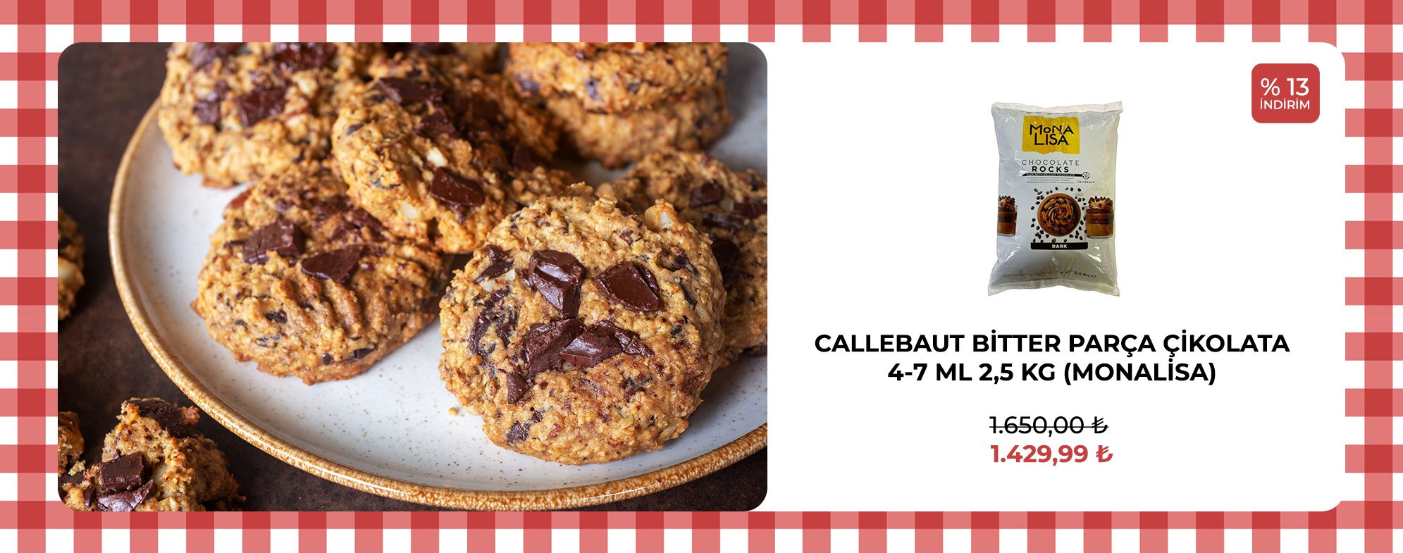 Callebaut Bitter Parça Çikolata