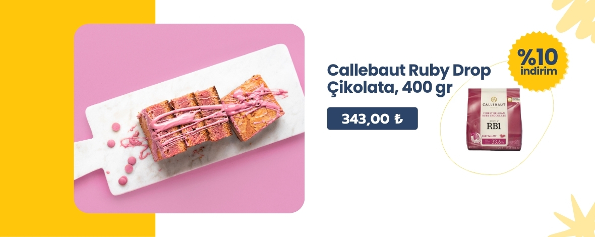 Callebaut Ruby Drop Çikolata