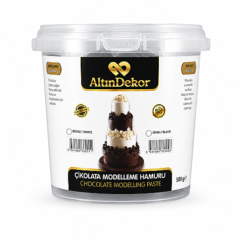 ALTIN USTA ÇİKOLATA MODELLEME HAMURU BİTTER 1 KG - 1
