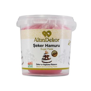 ALTIN USTA ŞEKER HAMURU AÇIK PEMBE 1 KG - ALTINDEKOR