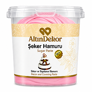 ALTIN USTA ŞEKER HAMURU AÇIK PEMBE 1 KG - ALTINDEKOR
