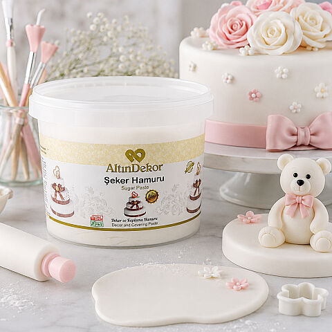 ALTIN USTA ŞEKER HAMURU BEYAZ 3 KG - 2