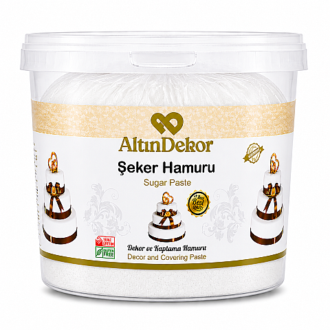 ALTIN USTA ŞEKER HAMURU BEYAZ 3 KG - 1
