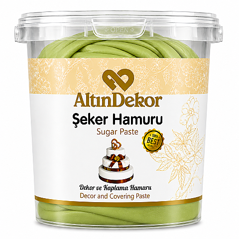 ALTIN USTA ŞEKER HAMURU FISTIK YEŞİLİ 1 KG - 1