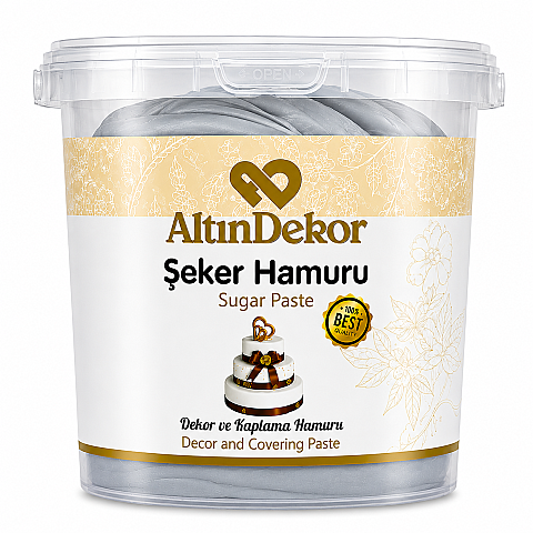 ALTIN USTA ŞEKER HAMURU GRİ 1 KG - 1