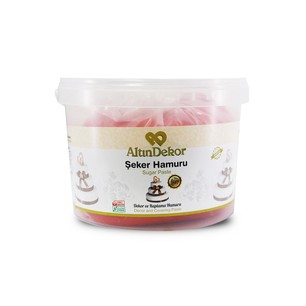 ALTIN USTA ŞEKER HAMURU KIRMIZI 3 KG - ALTINDEKOR