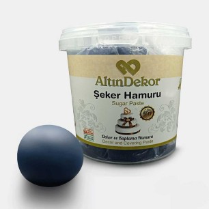 ALTIN USTA ŞEKER HAMURU LACİVERT 1 KG - ALTINDEKOR