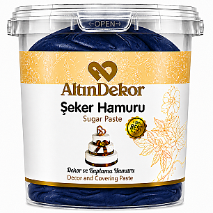 ALTIN USTA ŞEKER HAMURU LACİVERT 1 KG - ALTINDEKOR