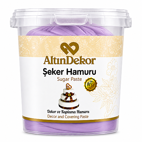 ALTIN USTA ŞEKER HAMURU LİLA 1 KG - 1