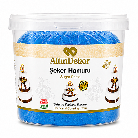 ALTIN USTA ŞEKER HAMURU MAVİ 3 KG - 1