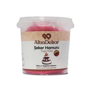 ALTIN USTA ŞEKER HAMURU NEON PEMBE 1 KG - ALTINDEKOR