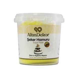 ALTIN USTA ŞEKER HAMURU NEON SARI 1 KG - ALTINDEKOR