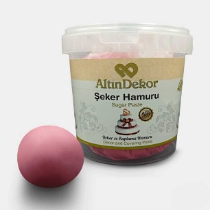 ALTIN USTA ŞEKER HAMURU PEMBE 1 KG - ALTINDEKOR