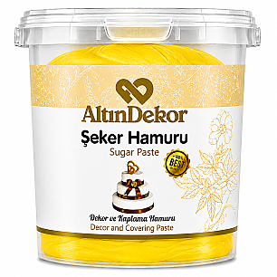 ALTIN USTA ŞEKER HAMURU SARI 1 KG - ALTINDEKOR