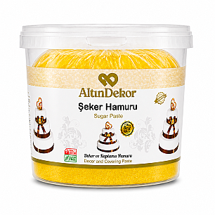 ALTIN USTA ŞEKER HAMURU SARI 3 KG - ALTINDEKOR