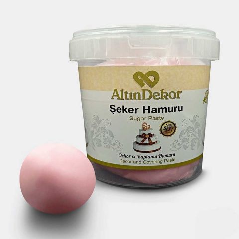ALTIN USTA ŞEKER HAMURU ŞEKER PEMBE 1 KG