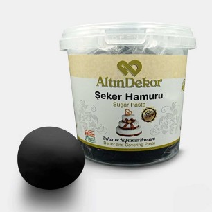 ALTIN USTA ŞEKER HAMURU SİYAH 1 KG - ALTINDEKOR