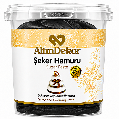 ALTIN USTA ŞEKER HAMURU SİYAH 1 KG - 1