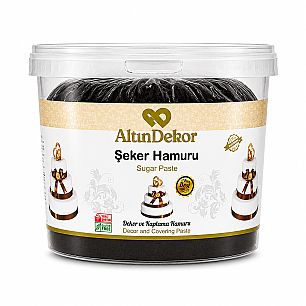 ALTIN USTA ŞEKER HAMURU SİYAH 3 KG - ALTINDEKOR