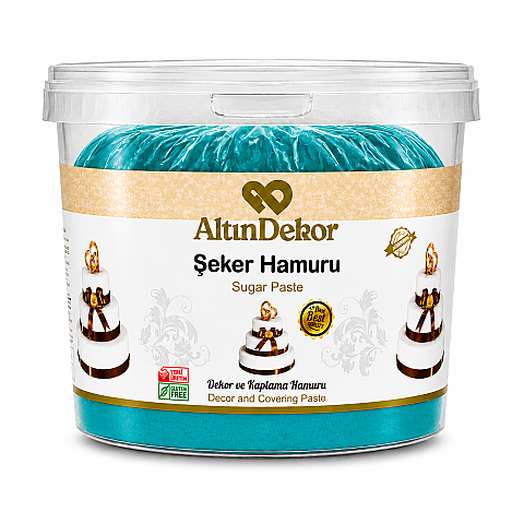 ALTIN USTA ŞEKER HAMURU TURKUAZ 3 KG - 1