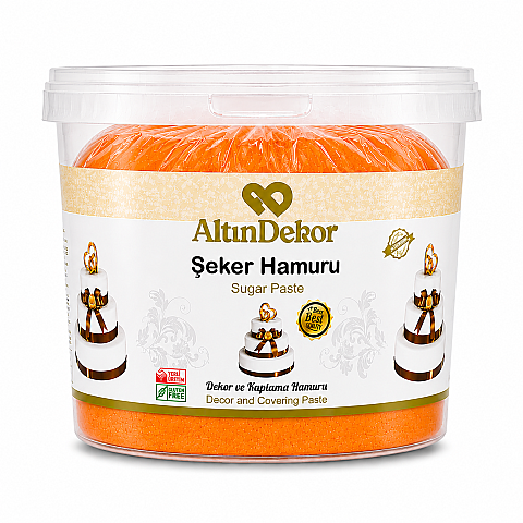 ALTIN USTA ŞEKER HAMURU TURUNCU 3 KG - 1