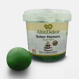 ALTIN USTA ŞEKER HAMURU YEŞİL 1 KG - ALTINDEKOR