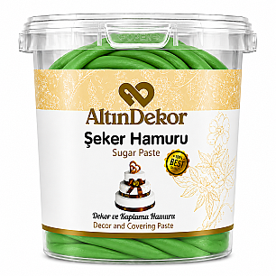 ALTIN USTA ŞEKER HAMURU YEŞİL 1 KG - ALTINDEKOR