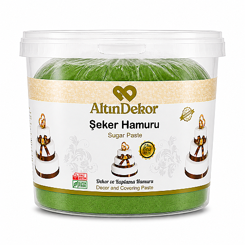 ALTIN USTA ŞEKER HAMURU YEŞİL 3 KG - 1