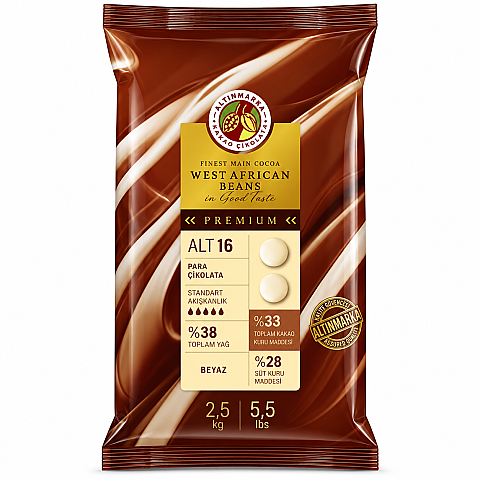 ALTINMARKA ALT16 BEYAZ MİNİ PARA ÇİKOLATA 2,5 KG - 1