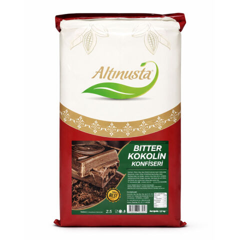 ALTINUSTA BİTTER KOKOLİN KONFİSERİ 2,5 KG ALT187 - 1