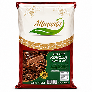 ALTINUSTA BİTTER KOKOLİN KONFİSERİ 2,5 KG ALT187 - 1