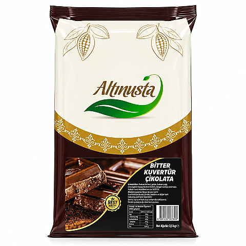 ALTINUSTA BİTTER KUVERTÜR 2,5 KG ALT45 - 1