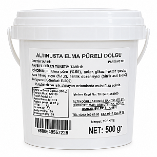 ALTINUSTA ELMA PÜRELİ DOLGU 500 GR - MİSS LADY