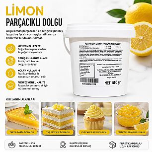 ALTINUSTA LİMON PARÇACIKLI DOLGU 500 GR - 2