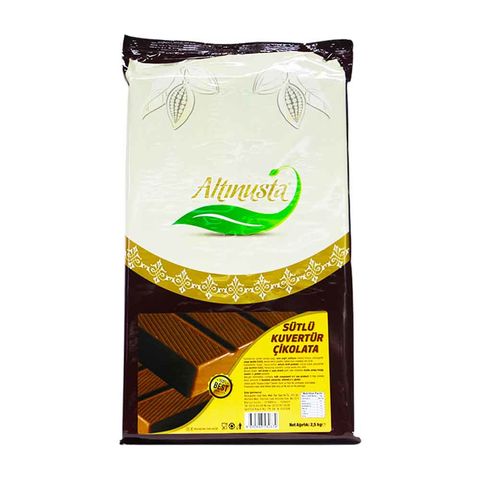 ALTINUSTA SÜTLÜ KUVERTÜR 2,5 KG