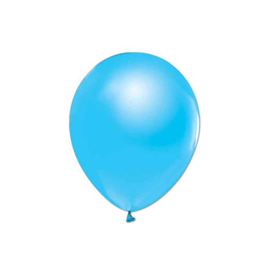 BALON EVİ 12 METALİK AÇIK MAVİ BALON 20�Lİ MİKRODAN GELENLER