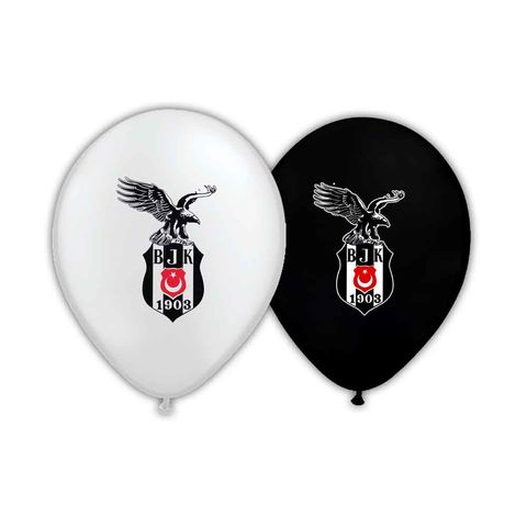 BALON EVİ 2+1 BEŞİKTAŞ BASKILI RENK BALON 12'Lİ