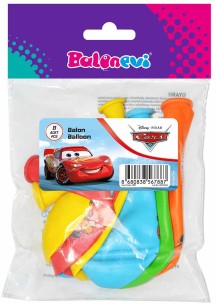 BALON EVİ 4+1 CARS 3 BASKILI BALON 8'Lİ - BALONEVİ