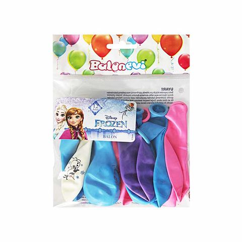BALON EVİ 4+1 FROZEN BASKILI BALON 12'Lİ