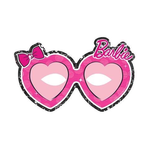 BALON EVİ BARBIE KLASİK MASKE (6 ADET) - 1