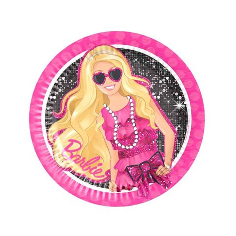 BALON EVİ BARBIE KLASİK TABAK 23 CM (8 AD)